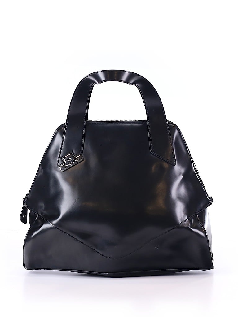 Cromia 100 Leather Solid Black Satchel One Size 68 Off Pin It Cromia Women Leather Satchel One Size