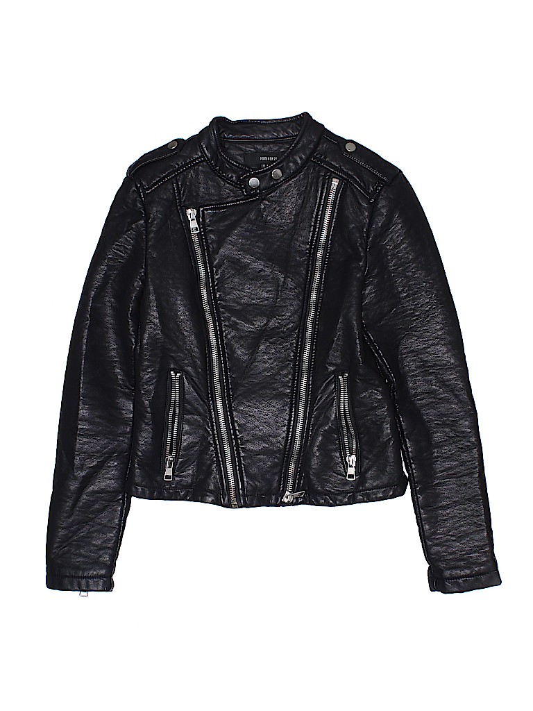 Faux Leather Jacket