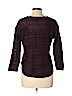 Quinn 100% Acrylic Dark Purple Pullover Sweater Size L - photo 2