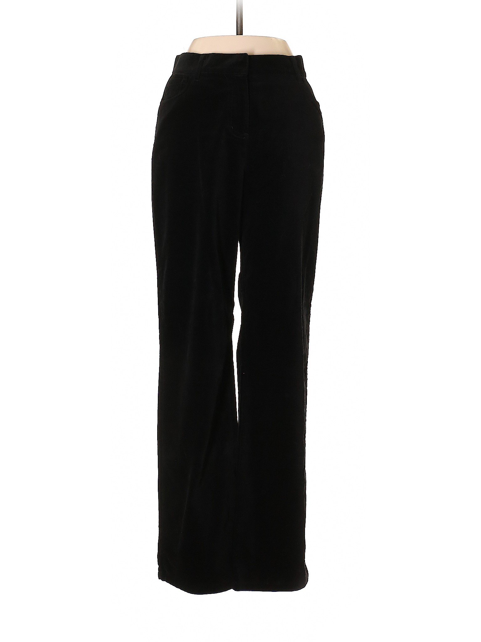 Ann Taylor Women Black Velour Pants 4 | eBay