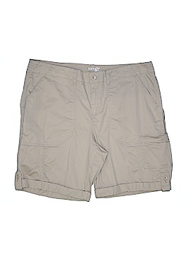 Terra \u0026 Sky Solid Tan Cargo Shorts Size 