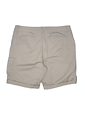Terra \u0026 Sky Solid Tan Cargo Shorts Size 