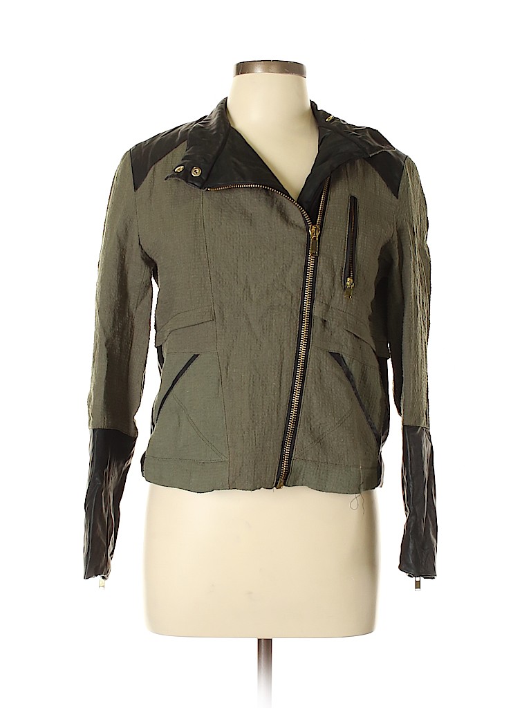 Zara Basic Solid Dark Green Jacket Size L 58 Off Thredup Pin It Zara Basic Women Jacket Size L