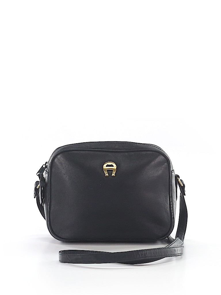 Etienne Aigner 100 Leather Solid Dark Blue Crossbody Bag Pin It Etienne Aigner Women Leather Crossbody Bag One Size