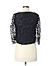 Zara 100% Polyester Black 3/4 Sleeve Blouse Size M - photo 2