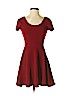 Planet Gold Burgundy Casual Dress Size S - photo 1
