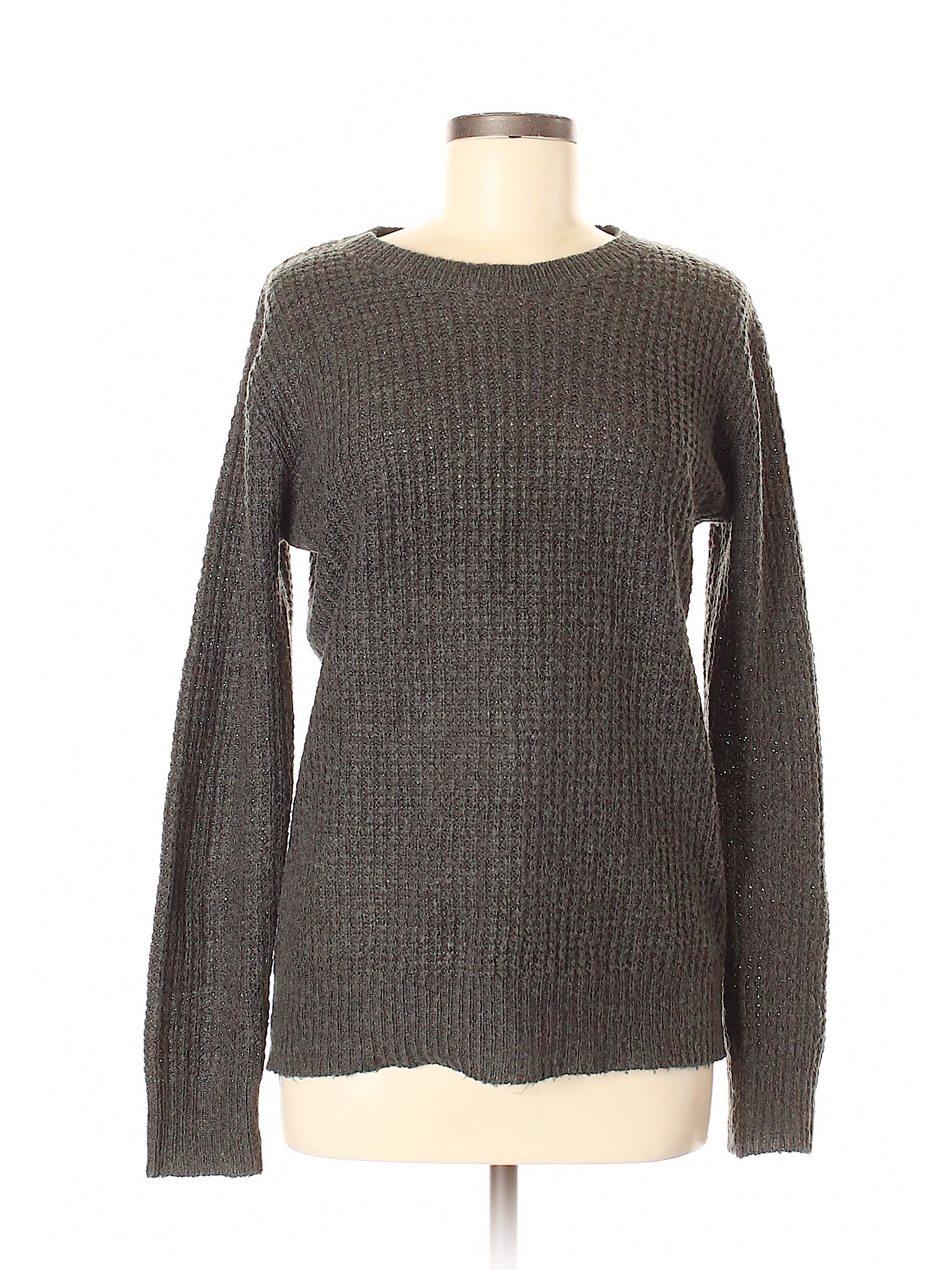 Joe Fresh Solid Gray Pullover Sweater Size M - 63% off | thredUP