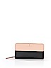 Kate Spade New York 100% Cow Leather Color Block Black Leather Wallet One size - photo 1