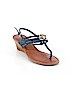Tommy Hilfiger Solid Navy Blue Wedges Size 9 - photo 1
