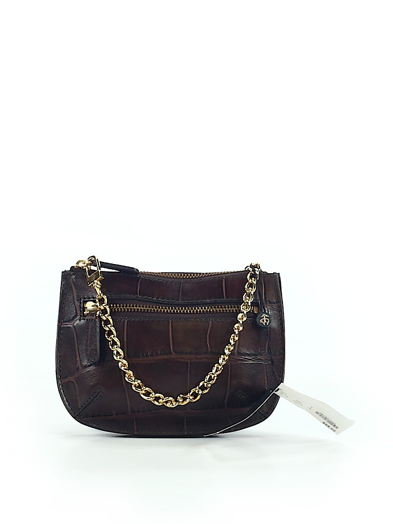 Brooks Brothers 100 Leather Solid Brown Wristlet One Size Pin It Brooks Brothers Women Leather Wristlet One Size