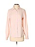 Weekend Max Mara 100% Linen Light Pink Long Sleeve Button-Down Shirt Size M - photo 1