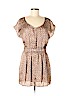 T-Bags Los Angeles 100% Viscose Tan Casual Dress Size M - photo 1