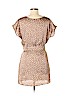 T-Bags Los Angeles 100% Viscose Tan Casual Dress Size M - photo 2