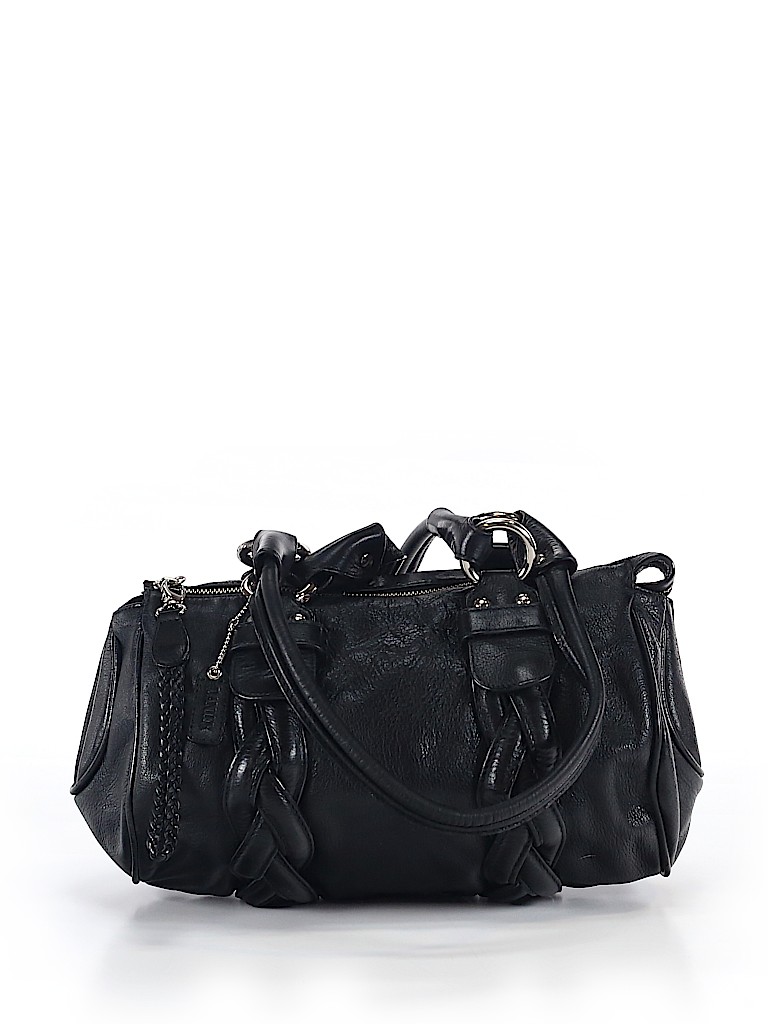 DANIER 100% Leather Solid Black Leather Shoulder Bag One Size - 89% off | thredUP