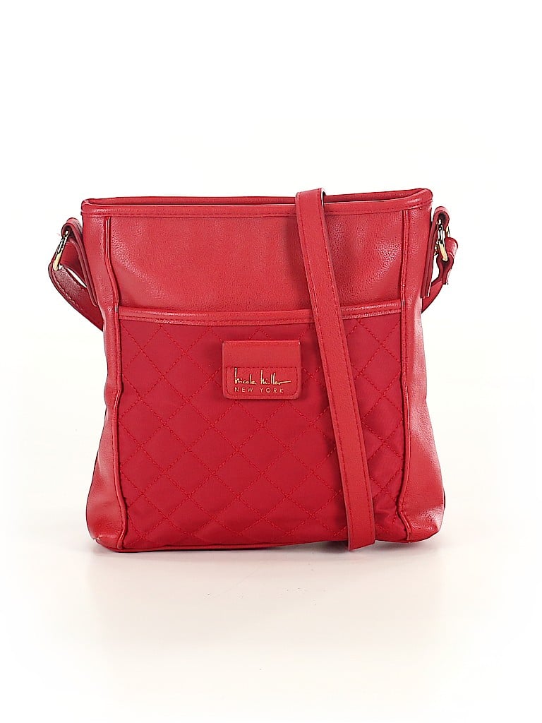 Nicole Miller New York Solid Red Crossbody Bag One Size - 92% off | thredUP