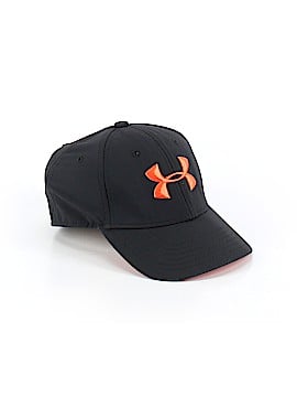 black and orange under armour hat