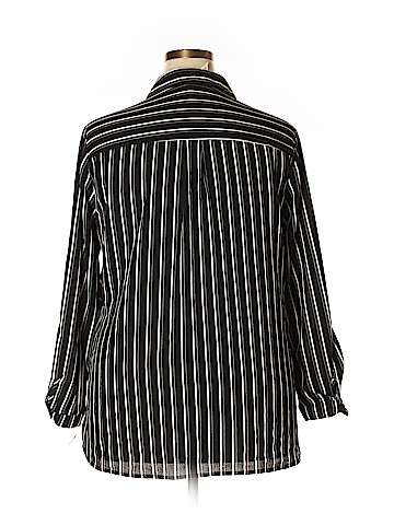 NY Collection Long Sleeve Blouse (view 2)