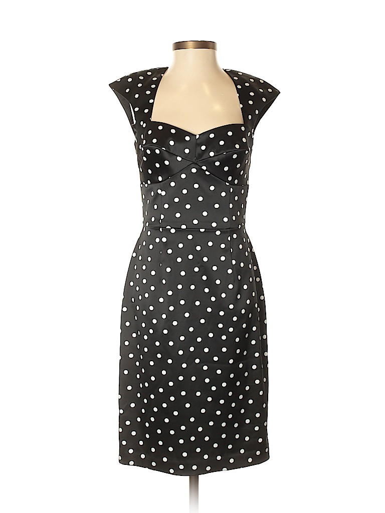 white house black market polka dot dress