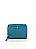 Kate Spade New York 100% Leather Solid Teal Leather Wallet One size - photo 1