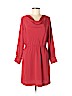 Banana Republic 100% Polyester Red Casual Dress Size 10 (petite) - photo 1
