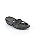 Crocs Solid Black Wedges Size 7 - photo 1