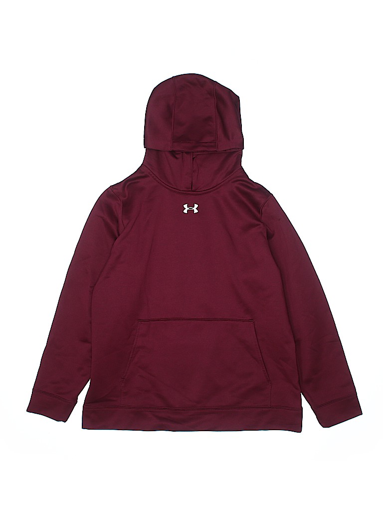 burgundy under armour hoodie