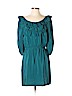 Amanda Uprichard 100% Silk Teal Casual Dress Size S - photo 1