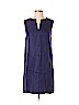 Kate Spade New York 100% Viscose Solid Navy Blue Casual Dress Size 0 - photo 1