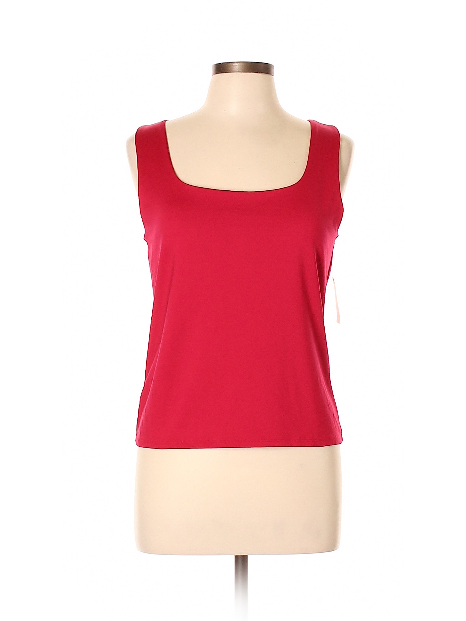 Dressbarn Solid Red Tank Top Size L 42 Off Thredup