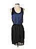 Aqua 100% Polyester Navy Blue Casual Dress Size XS - photo 1