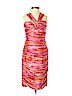 Carmen Marc Valvo 100% Silk Pink Cocktail Dress Size 2 - photo 1