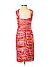Carmen Marc Valvo 100% Silk Pink Cocktail Dress Size 2 - photo 2