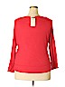 Lucky Brand Red Long Sleeve Top Size 1X - photo 2