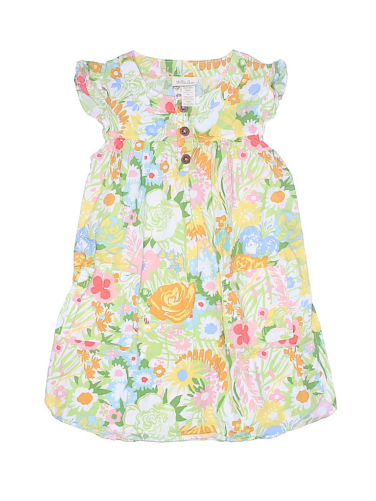 Matilda Jane 100% Cotton Floral Yellow Dress Size 6 - 51% off | thredUP