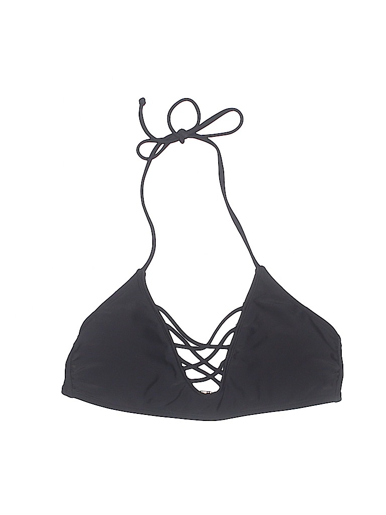 Xhilaration 100% Recycled Plastic Black Swimsuit Top Size M - photo 1