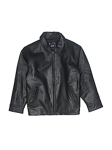 Gap boys store leather jacket