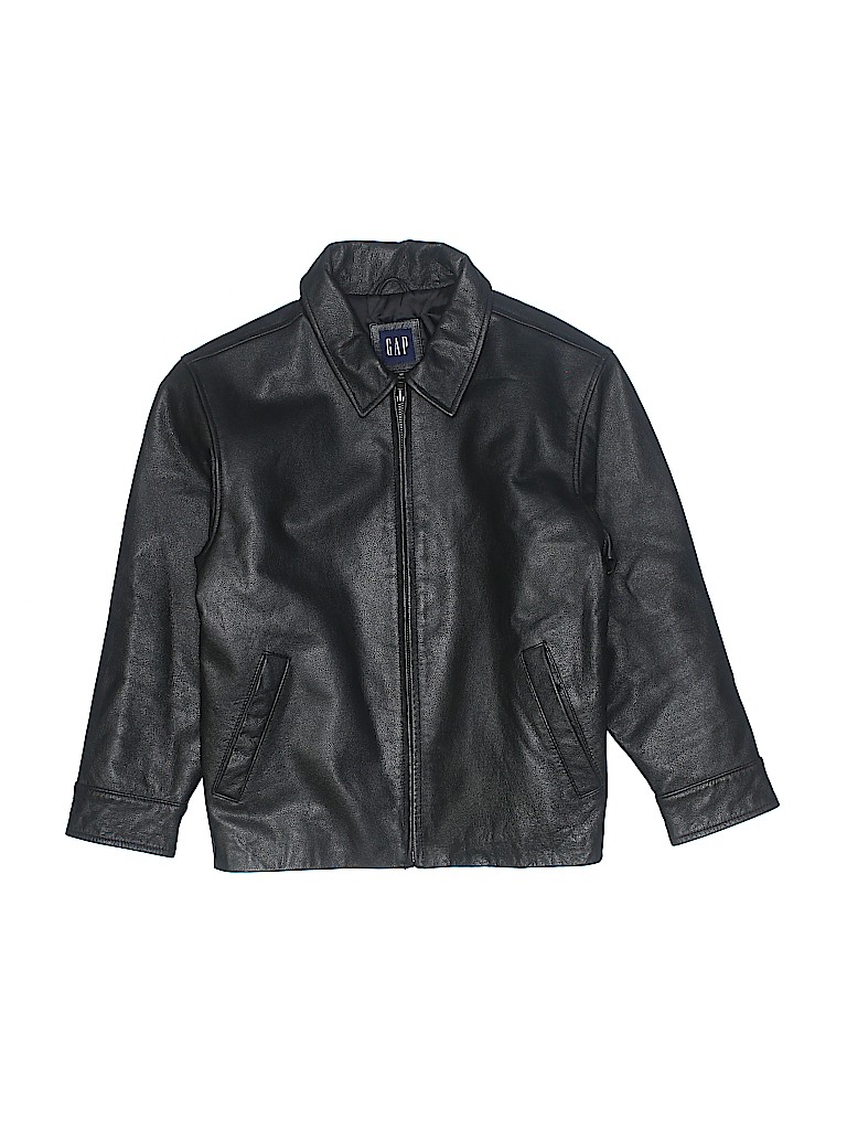 gap boys leather jacket
