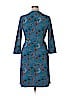 Remade Paisley Blue Casual Dress Size L - photo 2