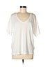 Remade 100% Cotton White Oversized Slub Pocket T-Shirt Size L - photo 1