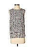 Kate Spade New York 100% Viscose Polka Dots Black Sleeveless Blouse Size M - photo 1