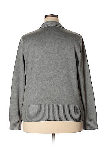 Remade Gray Open Front Cardigan (view 2)