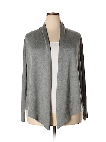 Remade Gray Open Front Cardigan (view 1)