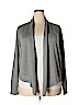 Remade Gray Gray Open Front Cardigan Size XL - photo 1