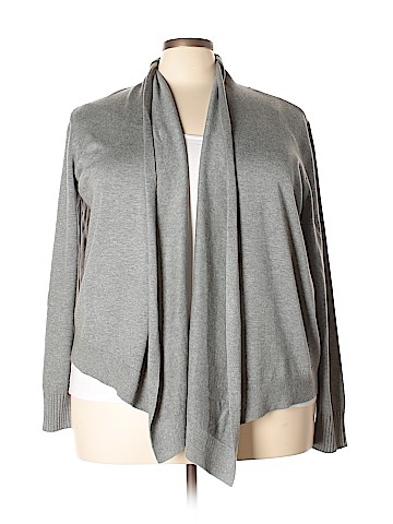 Remade Gray Open Front Cardigan (view 1)