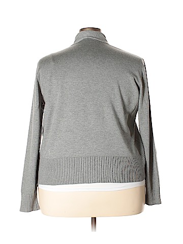 Remade Gray Open Front Cardigan (view 2)