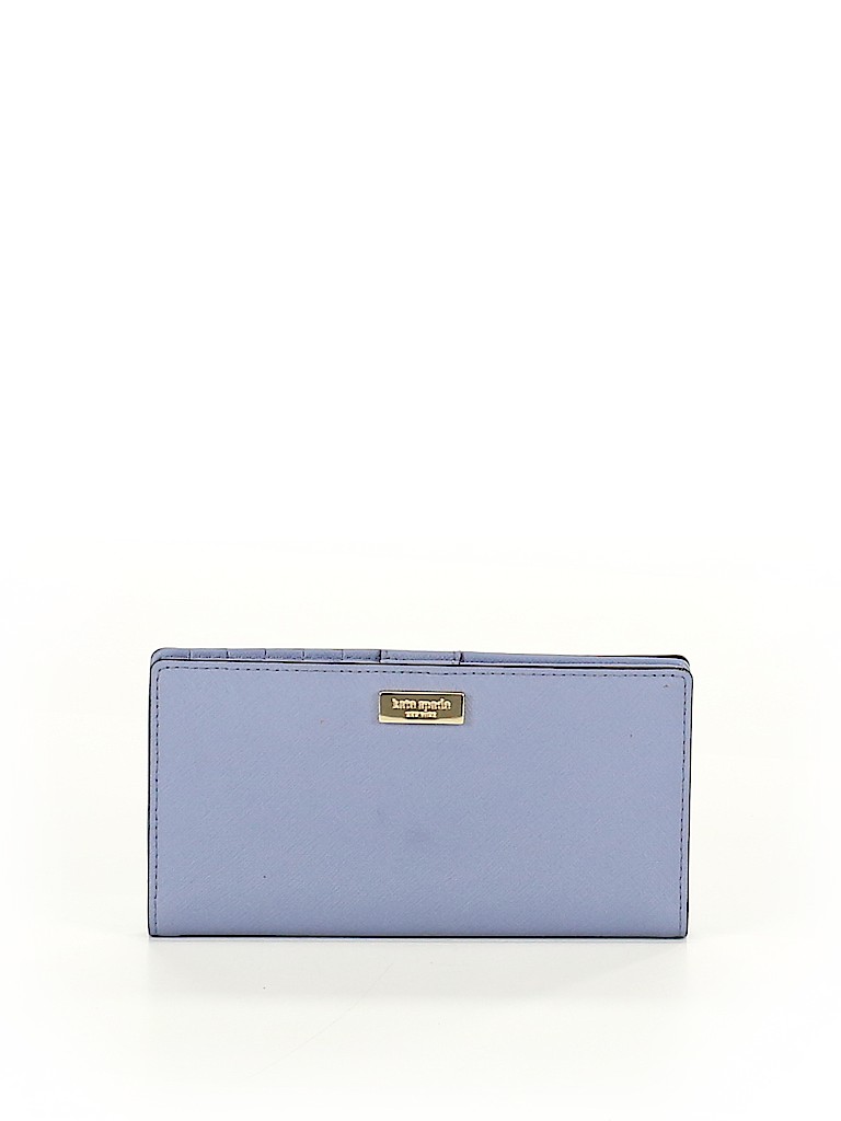 Kate Spade New York 100% Cow Leather Solid Light Purple Leather Wallet One size - photo 1