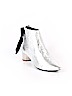 Proenza Schouler 100% Leather Silver Ankle Boots Size EU 36 1/2 - photo 1