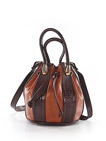 Marino orlandi leather bucket on sale bag