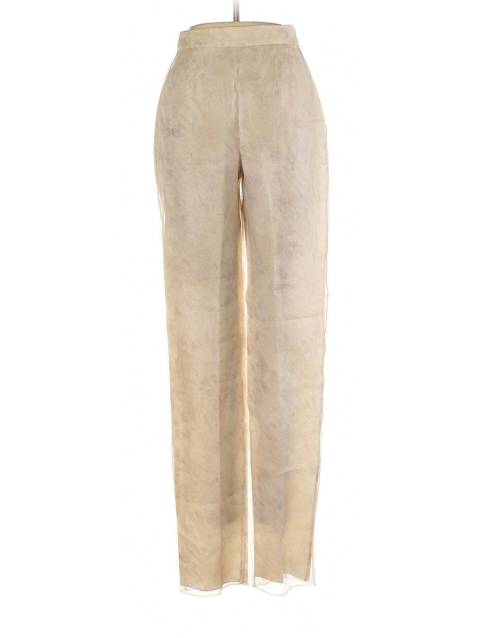 Giorgio Armani 100% Silk Print Ivory Silk Pants Size 40 (IT) - 95% off ...