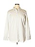Ann Taylor Factory 100% Cotton White Long Sleeve Button-Down Shirt Size 16 - photo 1